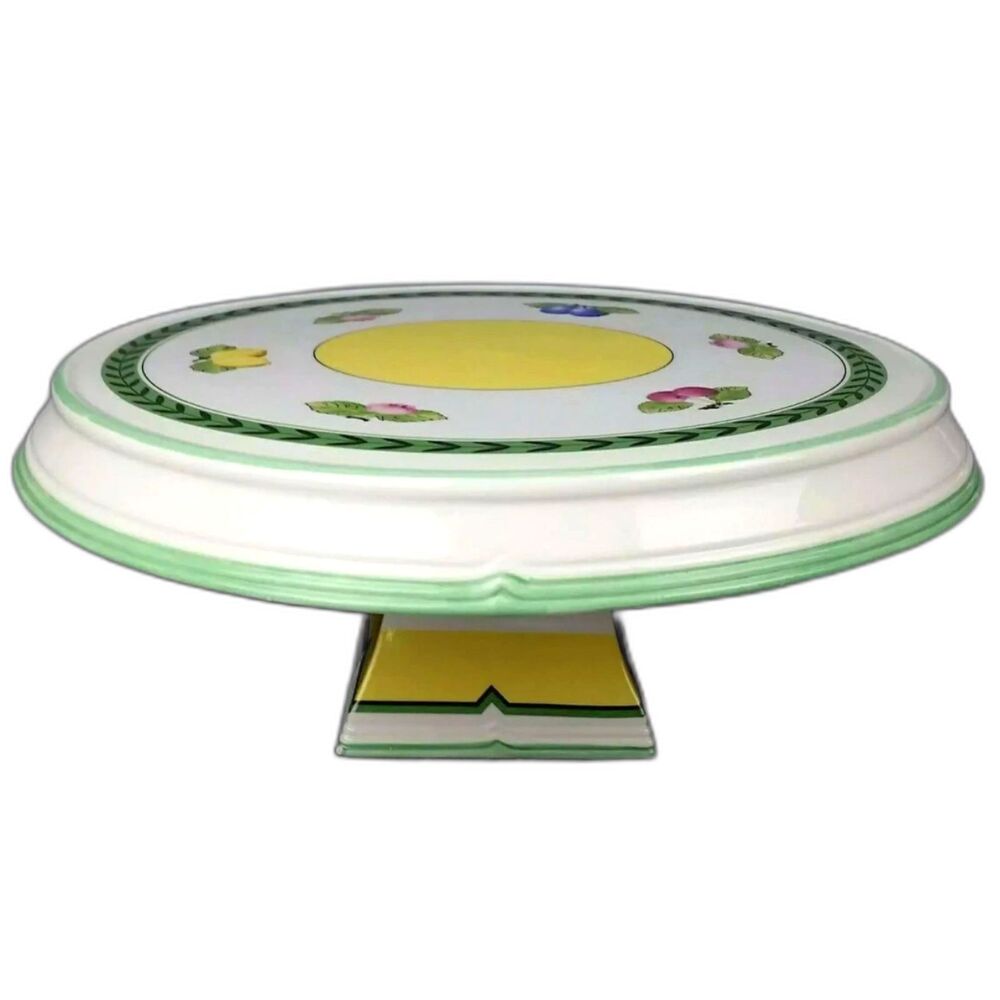 Villeroy & Boch French Garden Fleurence Cake Stand 13” Discontinued